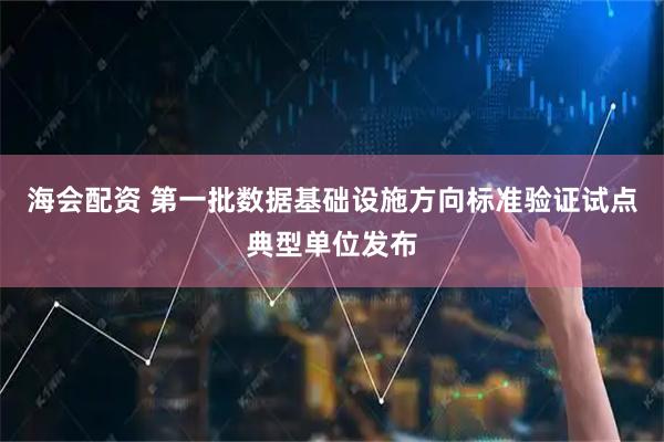 海会配资 第一批数据基础设施方向标准验证试点典型单位发布