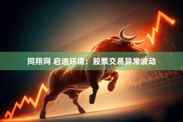 同翔网 启迪环境：股票交易异常波动